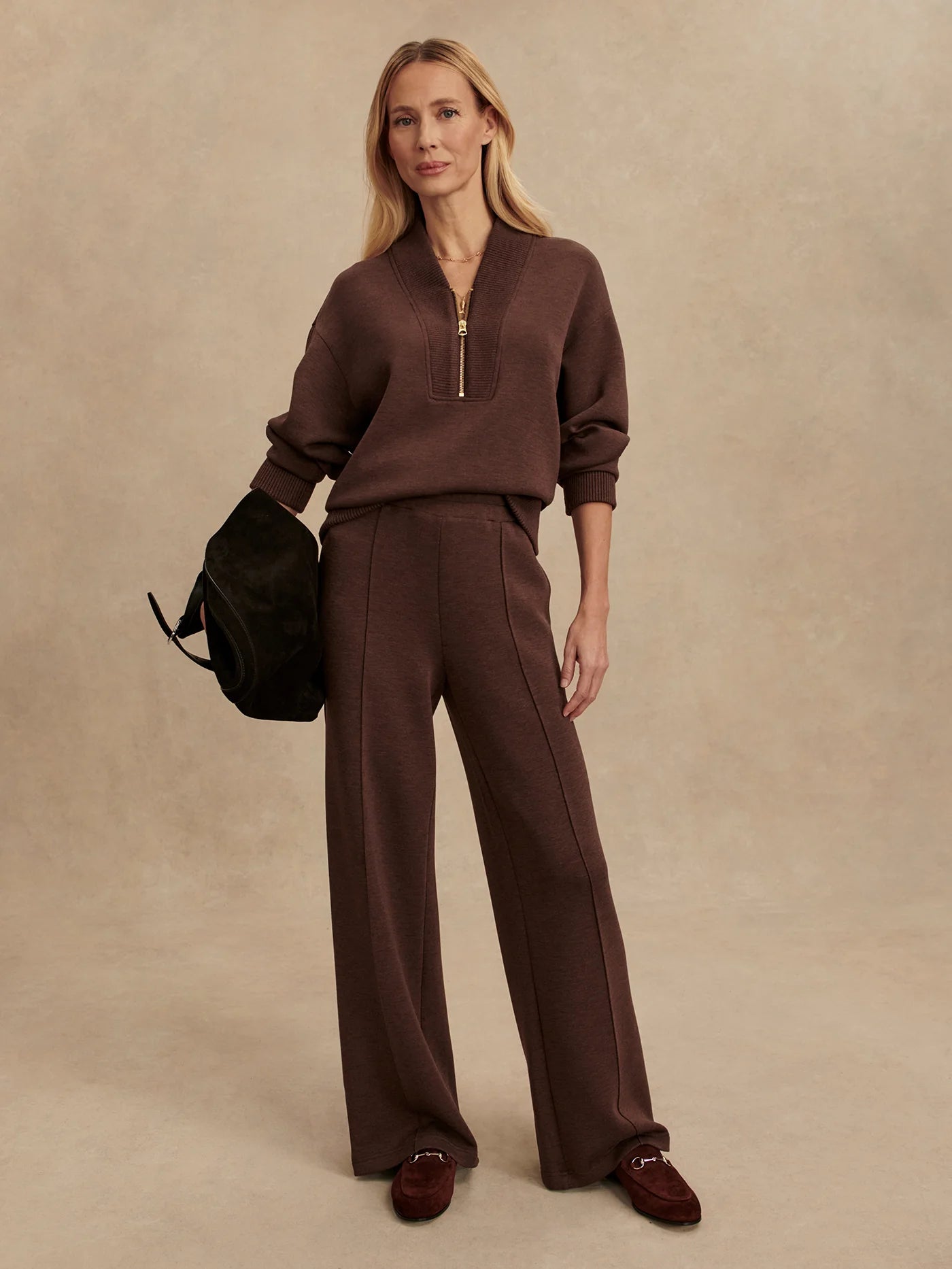 Sally Half Zip Sweat Set