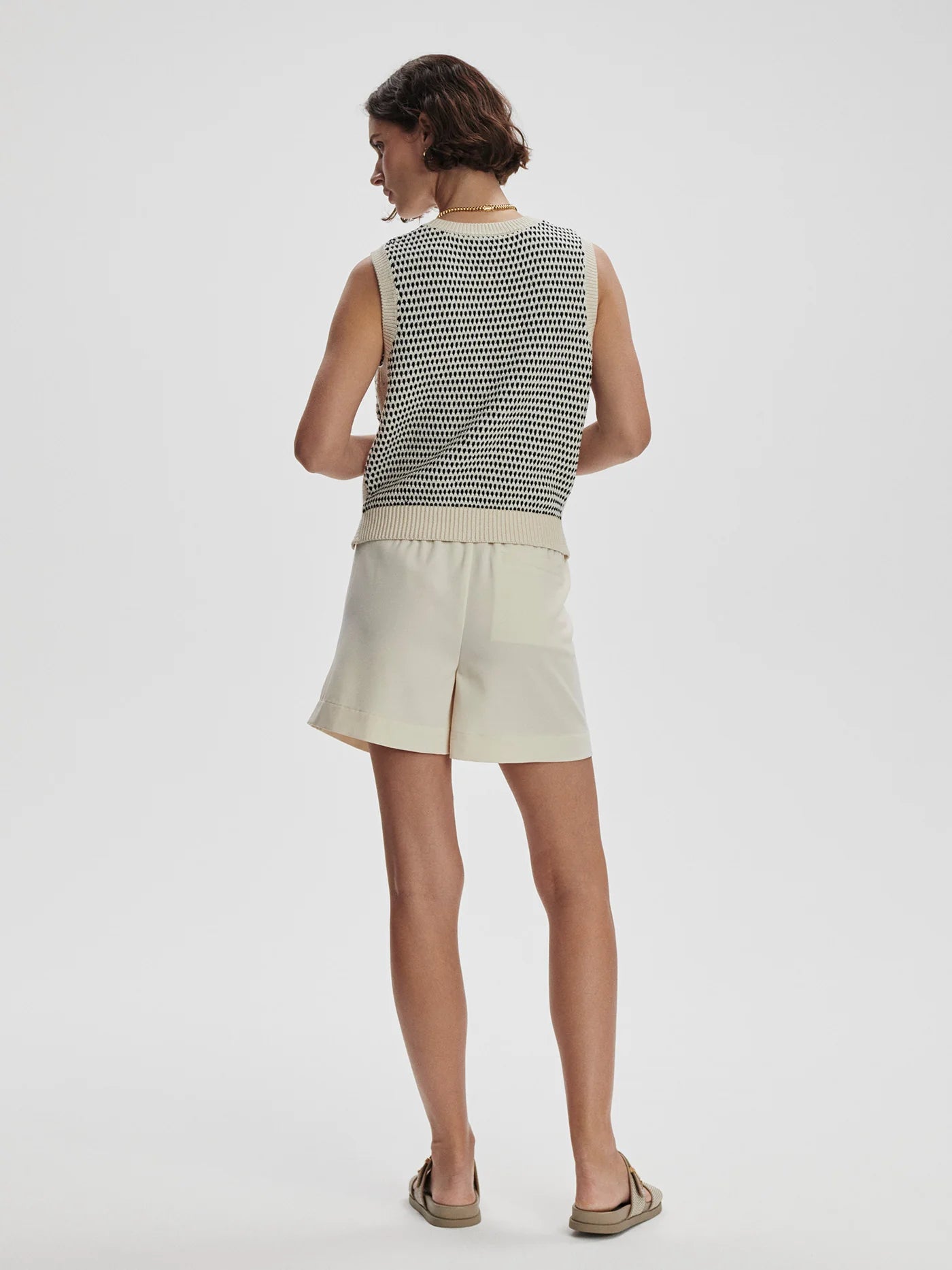 Knowles Textured Knit Vest