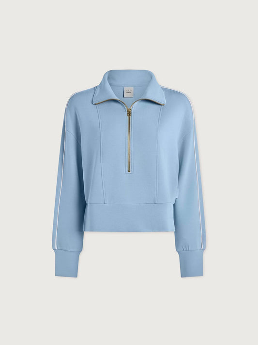 Davenport Half Zip Airy blue